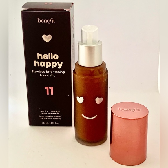 Benefit Hello Happy Flawless Brightening Foundation 30mL Shade 11 - Picture 2 of 9